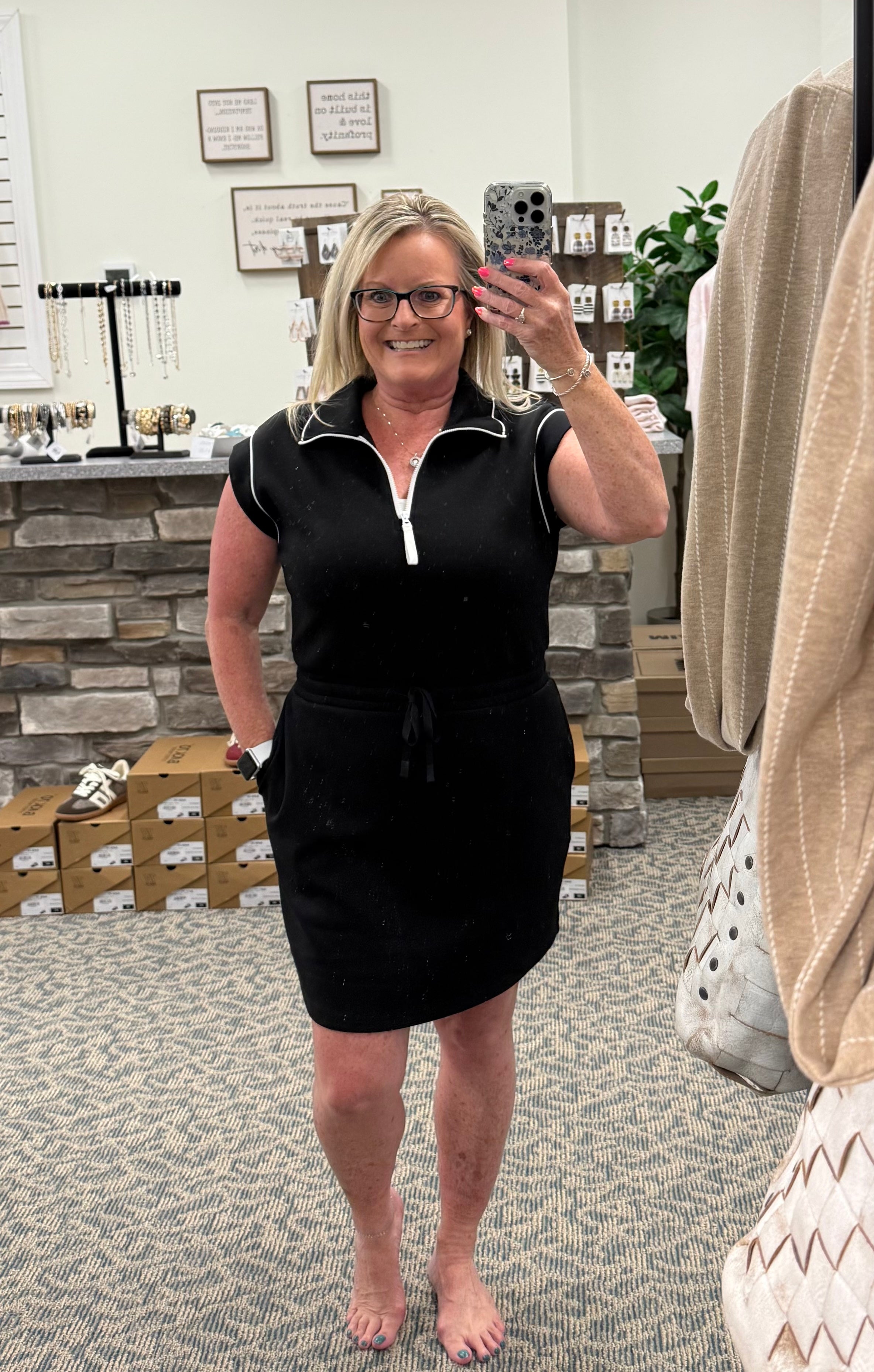 Black Britney Dress Dresses THREAD & SUPPLY