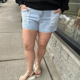 Blue/White Stripe Poppy Shorts