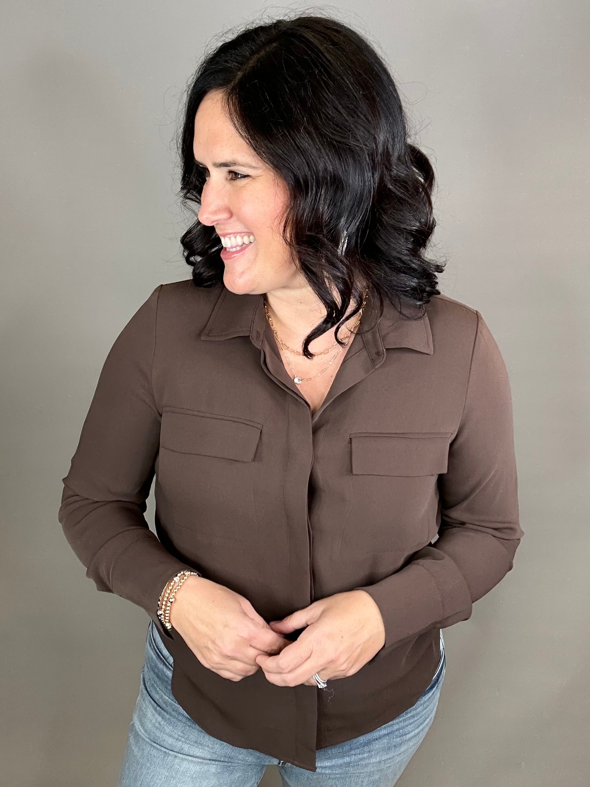 Fudge Janessa Shirt Tops - Button Ups THREAD & SUPPLY