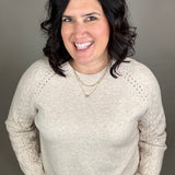 Heather Frappe Zoey Sweater Top - Sweater THREAD & SUPPLY