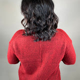 Burgundy Licarayen Mock Pullover Top - Sweater RD International