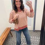 Brick Striped Sweatshirt