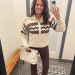Heather Oak Myra Sweater Jacket Outerwear- Jackets THREAD & SUPPLY