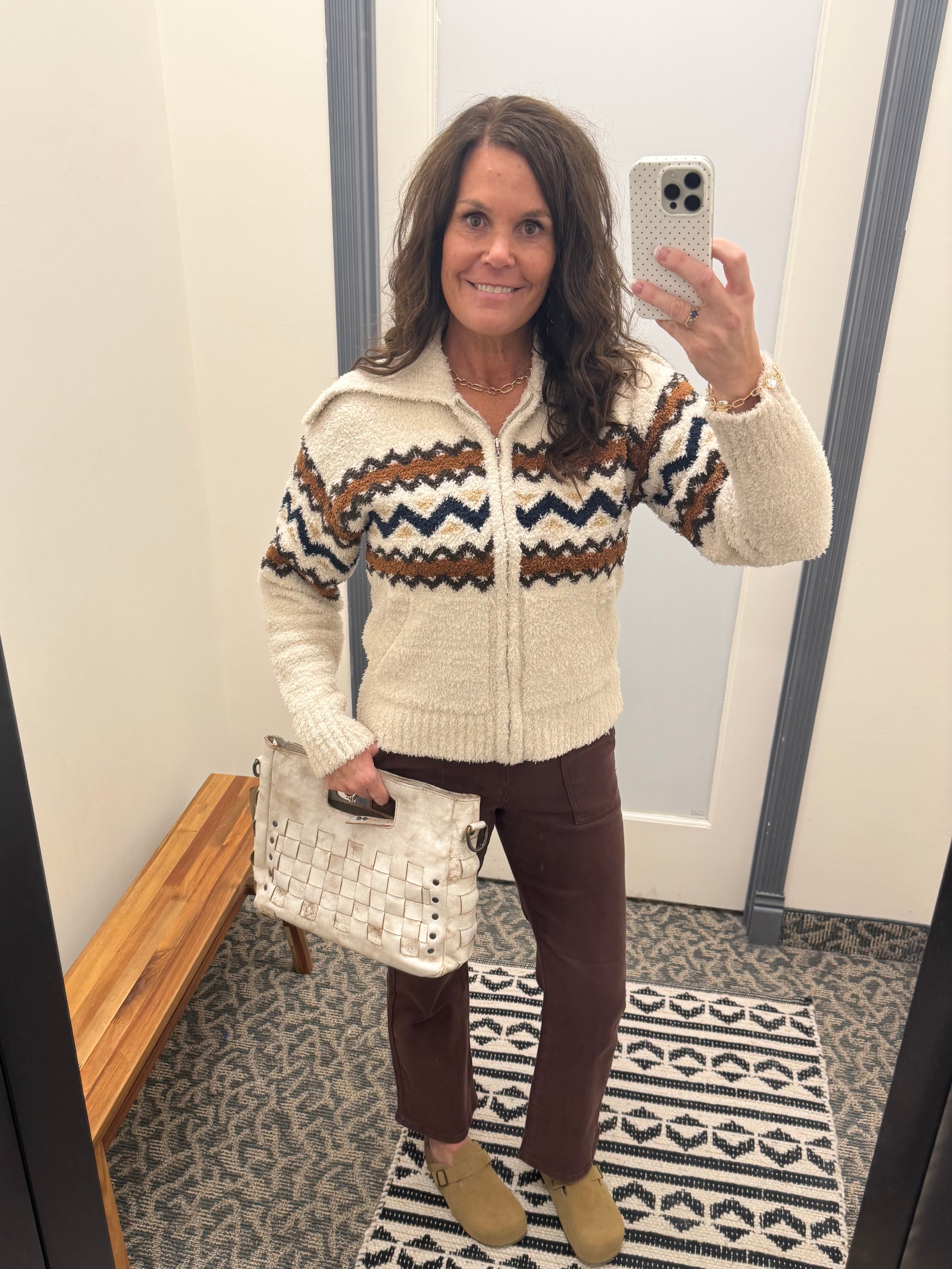Heather Oak Myra Sweater Jacket Outerwear- Jackets THREAD & SUPPLY
