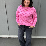 Pink Ho Ho Ho Sweater