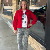 Ruby Red Bailey Jacket