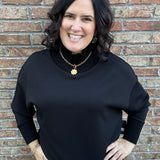 Black Katelyn Soft Knit Sweater