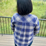Daphne Indigo Multi Plaid Shirt Tops - Button Ups THREAD & SUPPLY