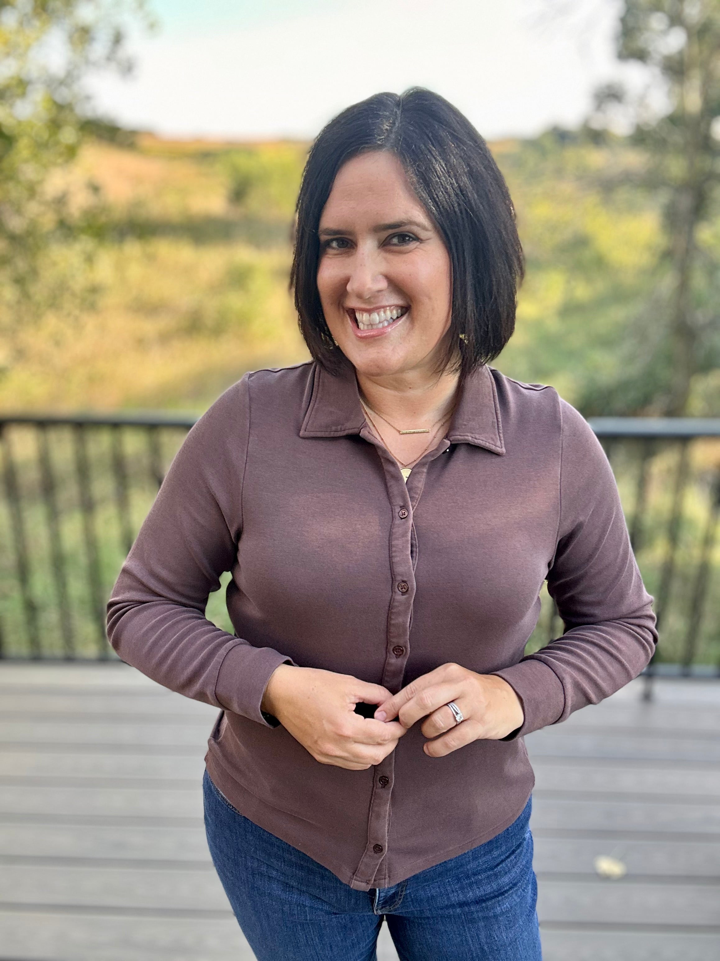 French Roast Lilah Shirt Tops - Button Ups THREAD & SUPPLY