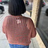 Clay Crochet Open Cardigan