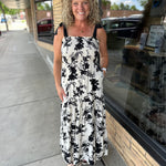 Black Tie Shoulder Maxi Dress Dresses DOE & RAE