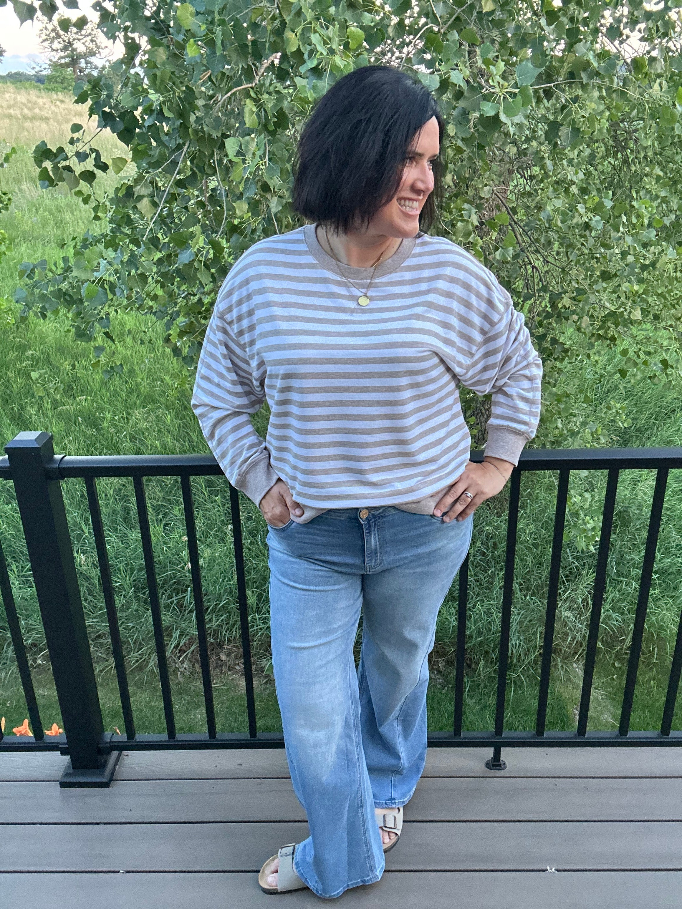 Heather Ash Everyday Sweatshirt Top - Sweatshirt Z Supply