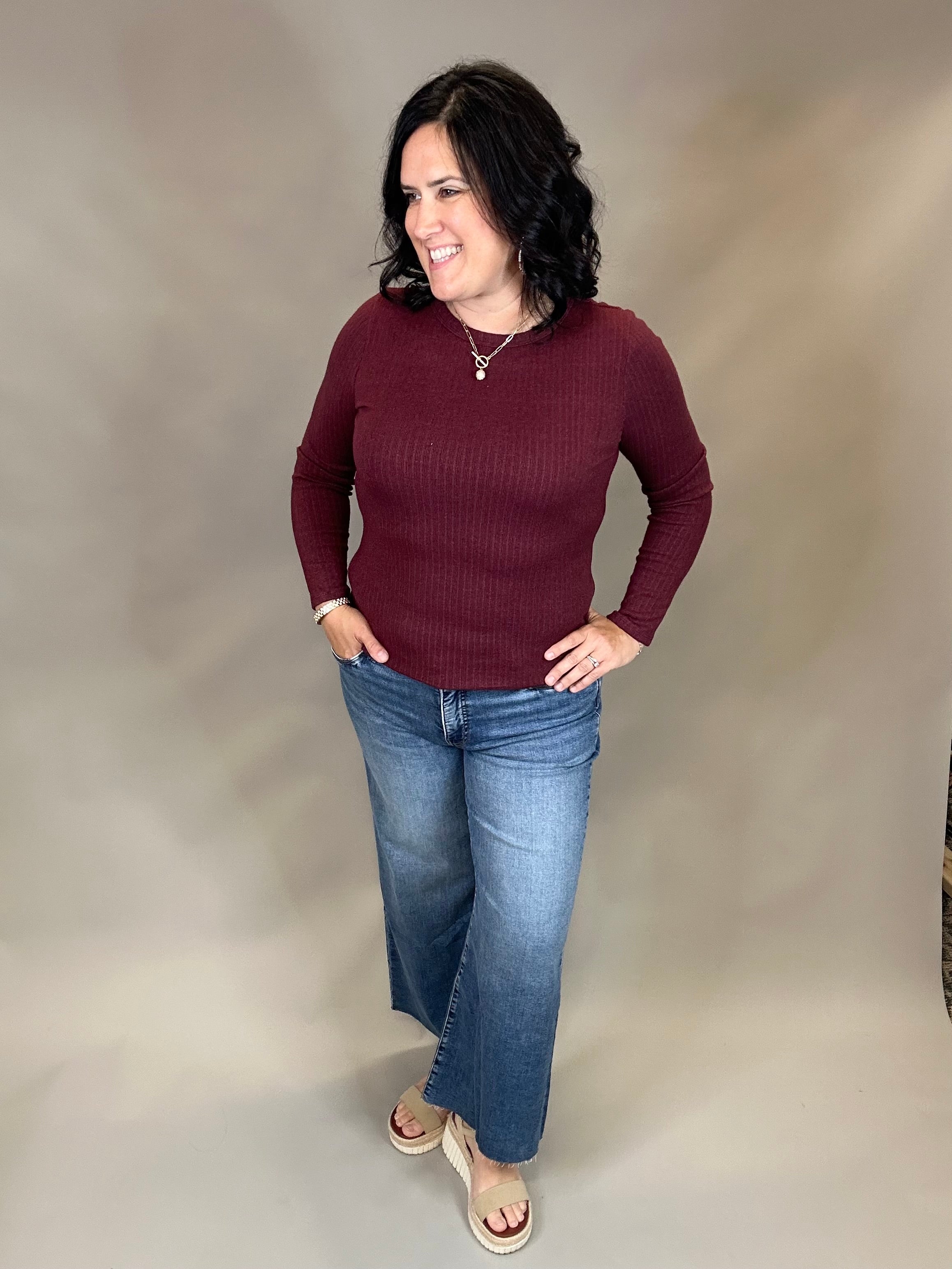 Toughness Meg Jeans Bottom- Pants KUT FROM THE KLOTH