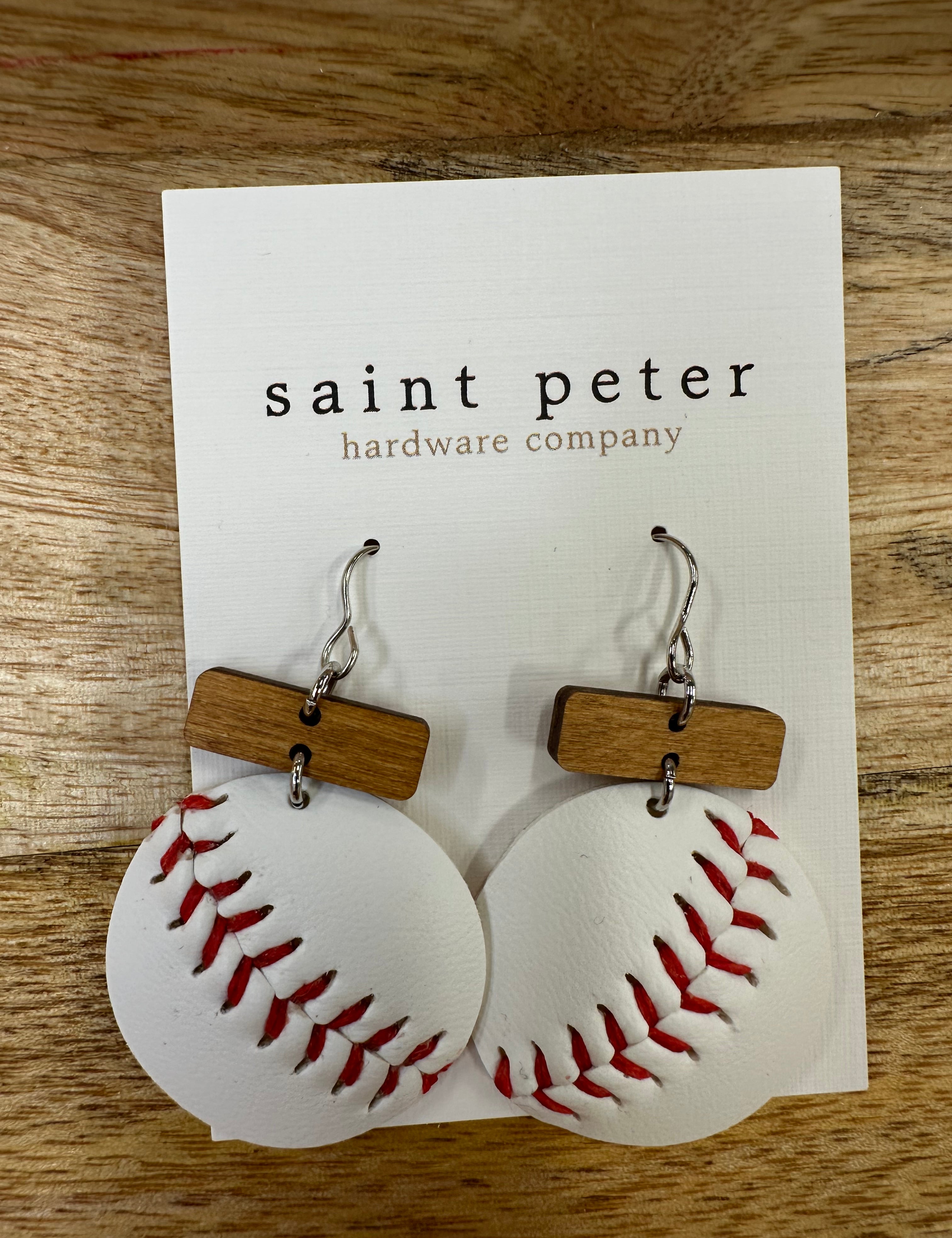 Baseball Earrings Jewelry - Earrings St. Peter Hardware