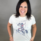 Cream Cowgirl Graphic Tee
