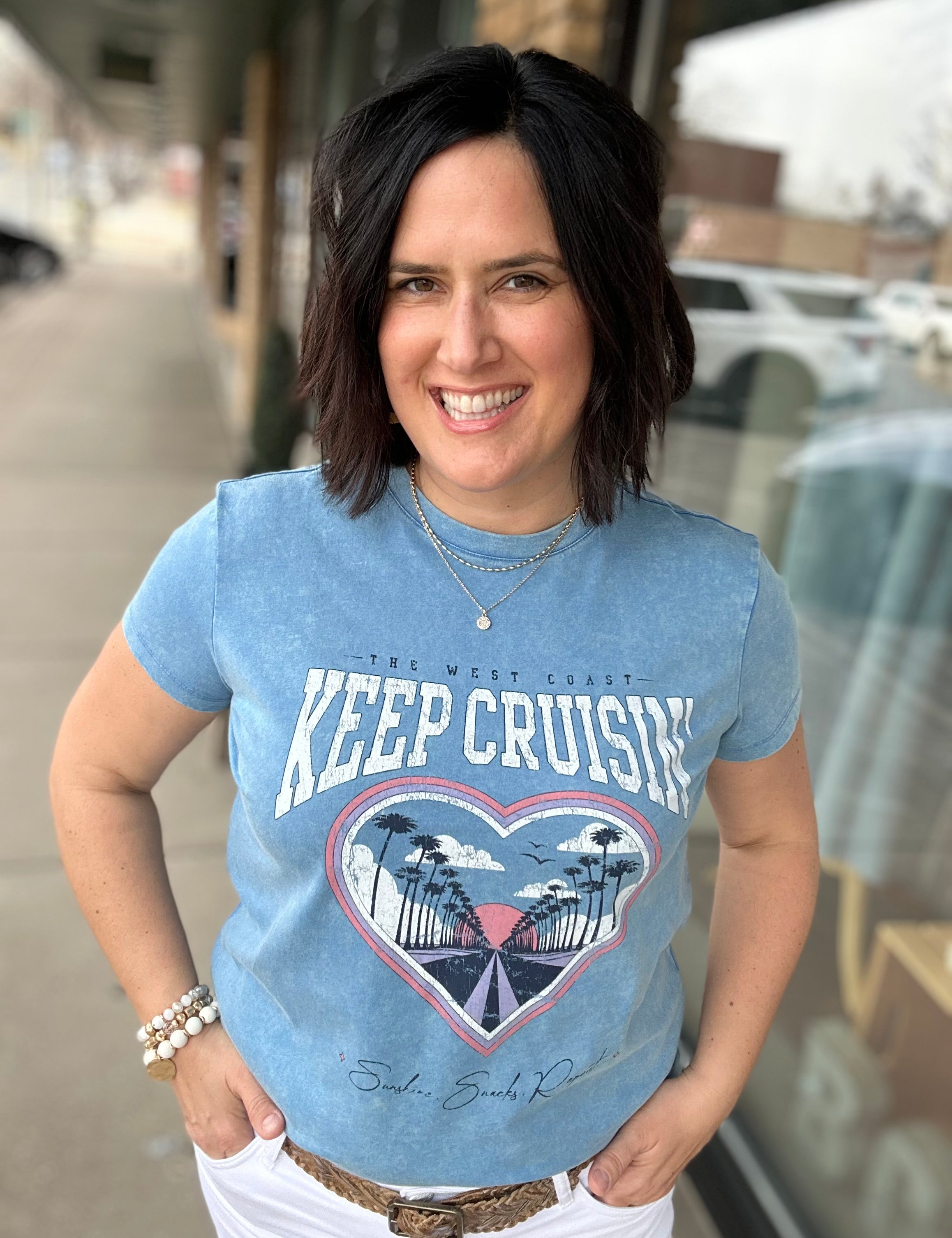 Keep Cruisin' Graphic Tee Top - Tee FLAG AND ANTHEM