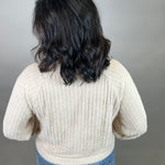 Beige Soft Knitted Pullover Top - Sweater DOE & RAE