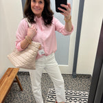 Optic White Avery Straight Jean Bottoms - Pants KUT FROM THE KLOTH