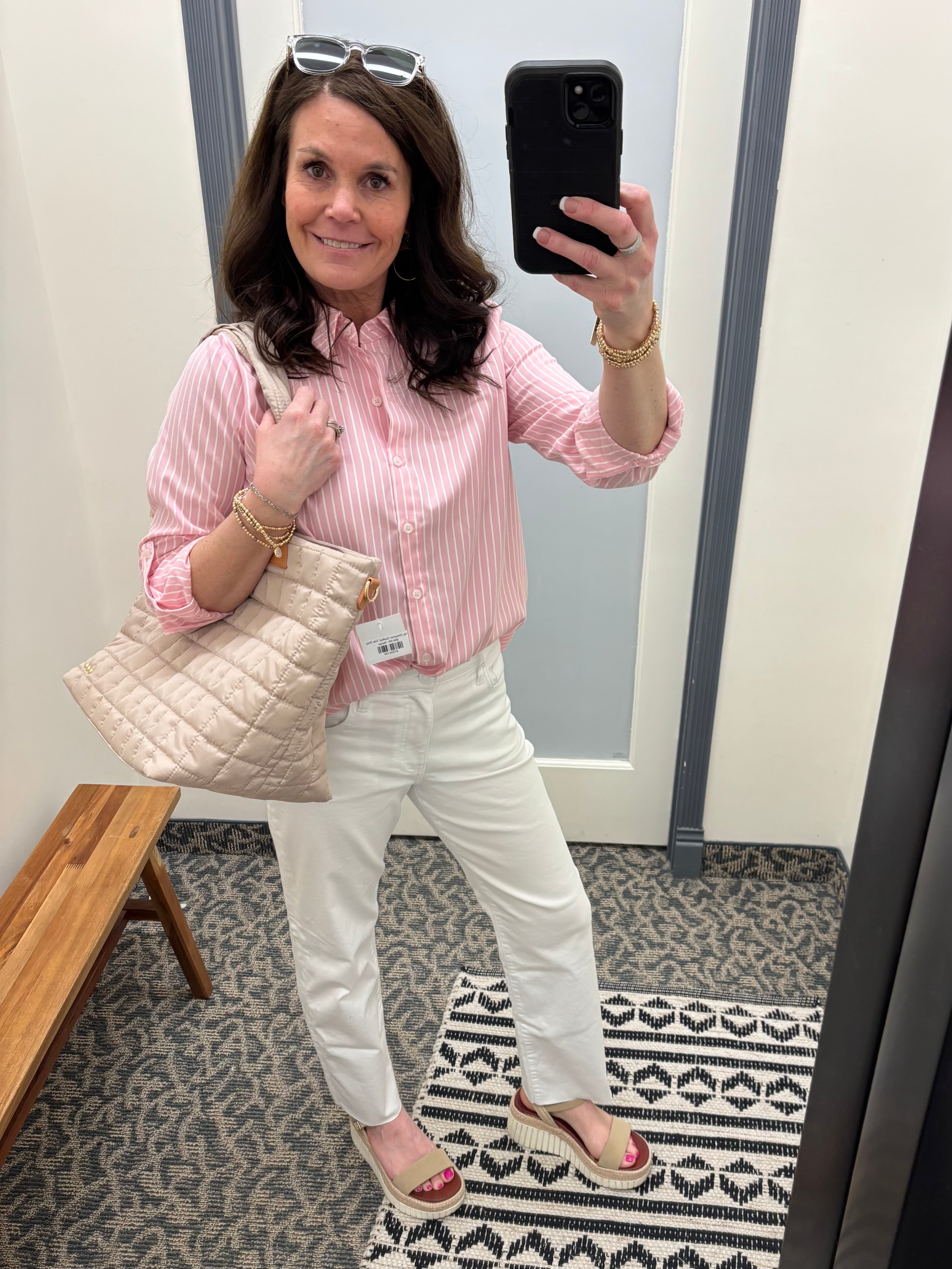 Optic White Avery Straight Jean Bottoms - Pants KUT FROM THE KLOTH