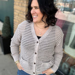 Tan Harriet Cardigan Tops- Cardigans FLAG AND ANTHEM