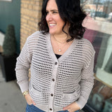 Tan Harriet Cardigan Tops- Cardigans FLAG AND ANTHEM