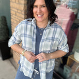 Washed Denim Blue Nova Top