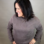 Coffee Bean Marion Fringe Top Top- Sweatshirt THREAD & SUPPLY