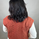 Rust Quilted Snap Vest Outerwear - Vest DOE & RAE