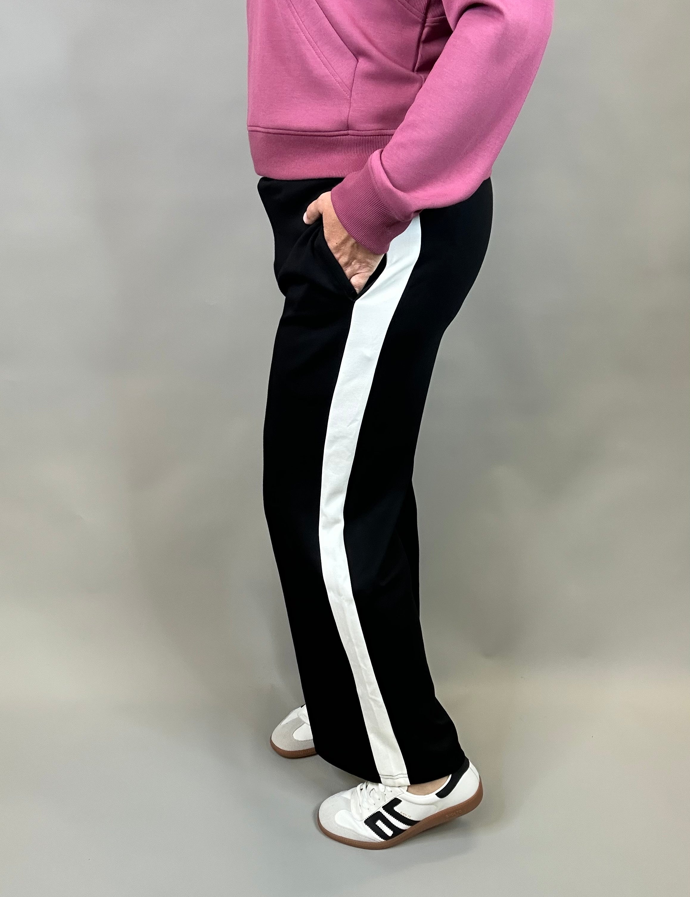 Lula Side Stripe Wide Bottoms - Pants P.CILL