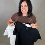 Dark Brown Tanya Tee Top - Tee THREAD & SUPPLY