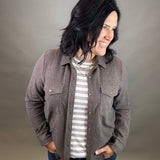 Brown Heather Cassian Shirt Tops - Button Ups THREAD & SUPPLY