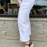 White Charlotte High Rise Jeans Bottom- Pants KUT FROM THE KLOTH