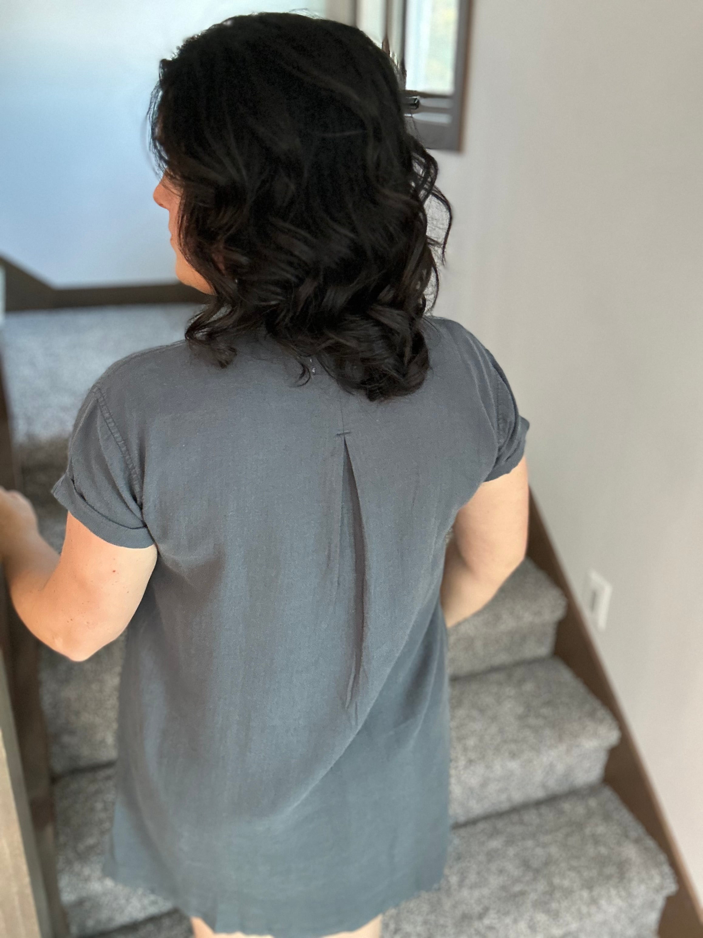 Charcoal June Dress Dresses THREAD & SUPPLY