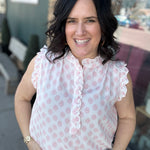 Anita Printed Tank Blouse Tops- Blouses FLAG AND ANTHEM