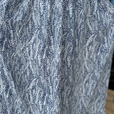 Grey Abstract Print Smocked Midi Dress Dresses DOE & RAE