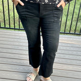 Kelsey Portrait High Rise Ankle Flare Jean- KUT