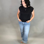 Capri Blue Wide Leg Jeans Bottom- Pants MICA DENIM