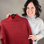 Grey Cloud Licarayen Mock Pullover Top - Sweater RD International