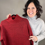 Grey Cloud Licarayen Mock Pullover Top - Sweater RD International