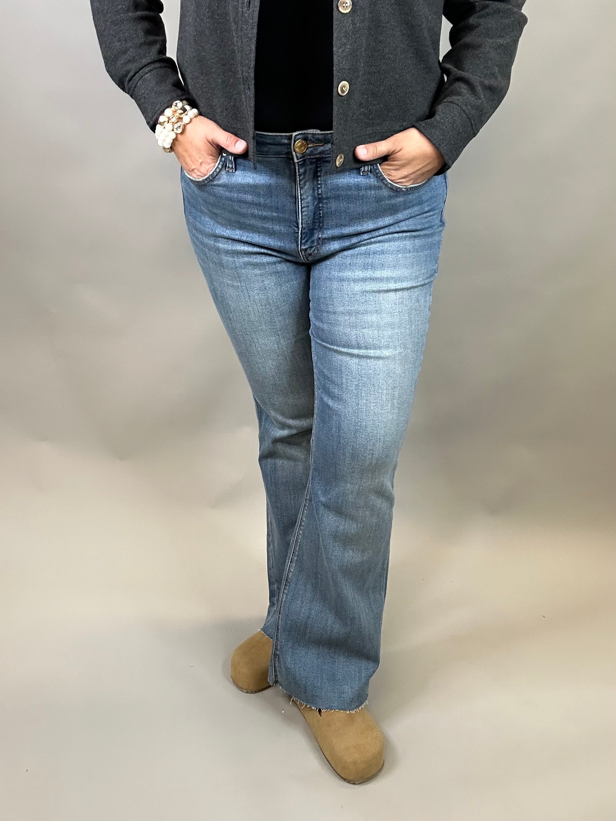 Hardworking Stella Flare Jean Bottom- Pants KUT FROM THE KLOTH