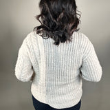Grey Color Block Turtle Neck Sweater