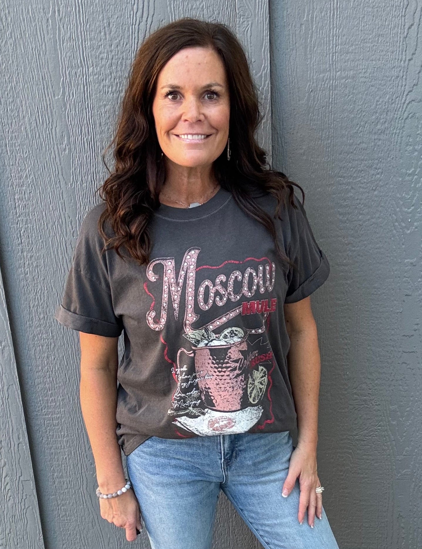 Vintage Black Moscow Mule Tee Top - Tee GIRL DANGEROUS