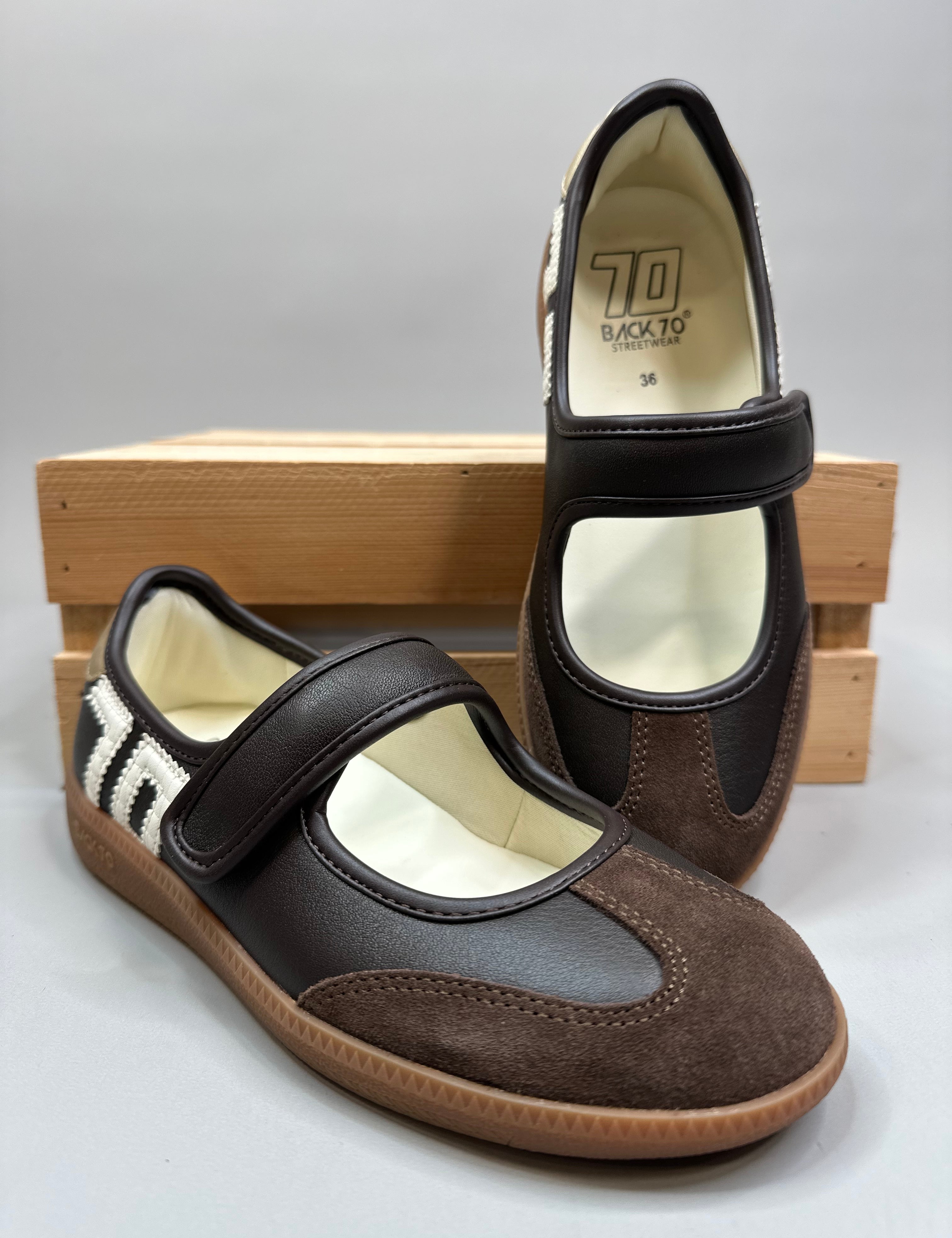 Aya Sneakerina in Coffee Milk- Back 70 Shoes - Sneaker Back 70