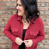Crimson Heather Cassian Shirt