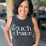Mineral Black Touchdown Tank Top Tops- Tanks HRT and LUV