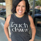 Mineral Black Touchdown Tank Top Tops- Tanks HRT and LUV