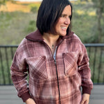 Mauve Plaid Holland Jacket Outerwear- Jackets THREAD & SUPPLY