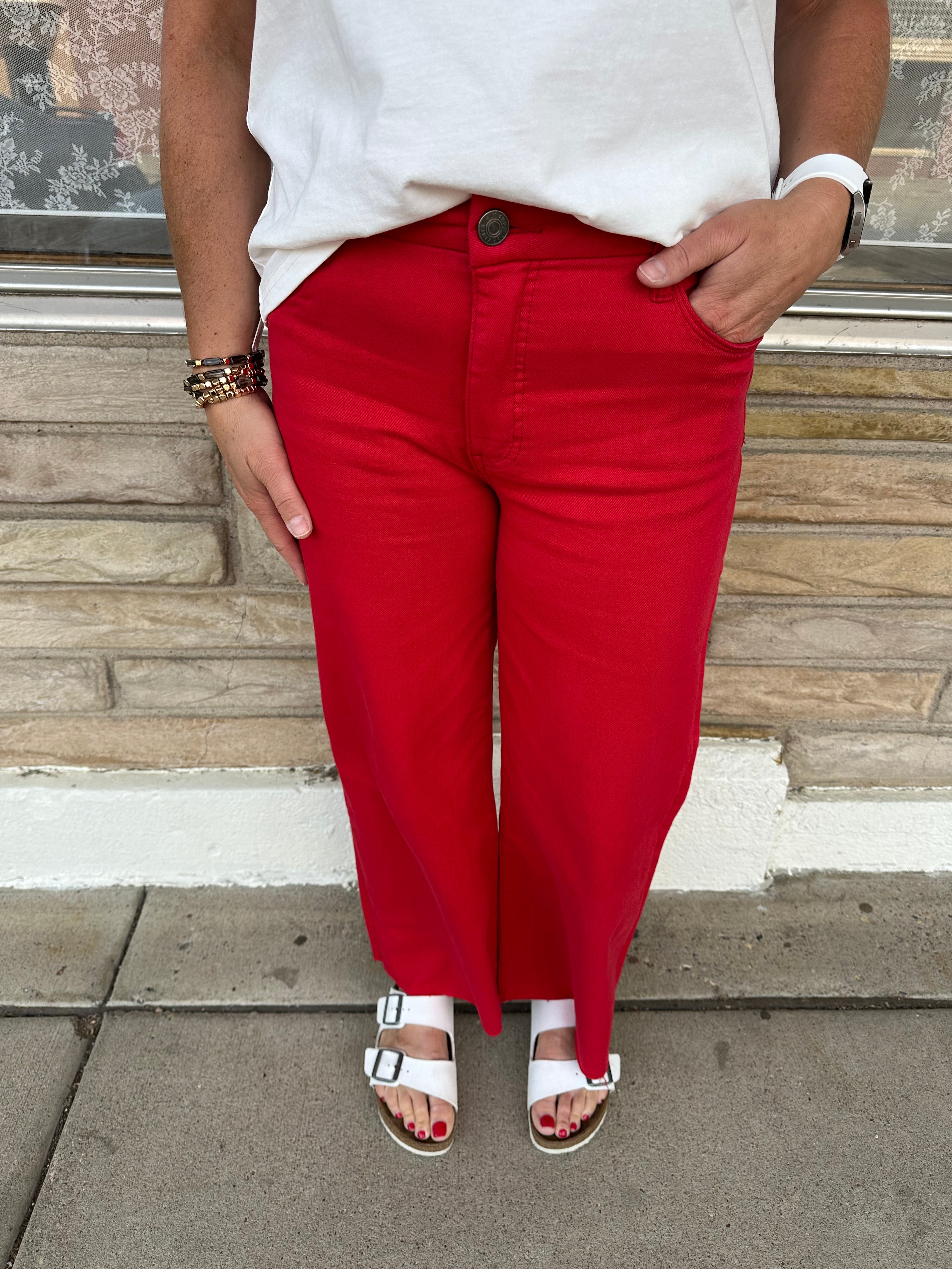 Tomato Meg Wide Leg Jean Bottoms - Pants KUT FROM THE KLOTH