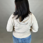 Cream Brantley Hooded Sweater Top - Sweater FLAG AND ANTHEM