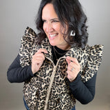 Leopard Luxe Quilted Vest